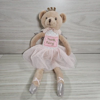 Bearington Collection Plush Tooth Fairy Princess Bear Stuffed Animal Toy Pocket - Image 1 of 4