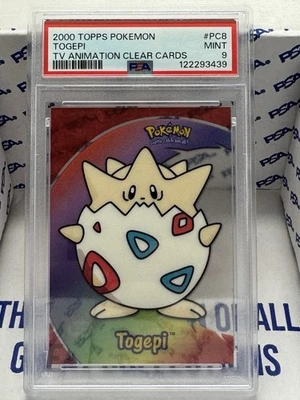 2000 Topps Pokémon Clear Cards Togepi #PC8 PSA 9 MINT - Image 1 of 2