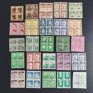 Germany . Stamp blocks. 25  pieces. - Picture 1 of 1