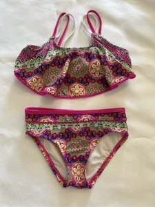 Tommy Bahama Girl Size 5 Bikini Swim Suit 2 Pc Bathing Suit Little Girls Small - Picture 1 of 13