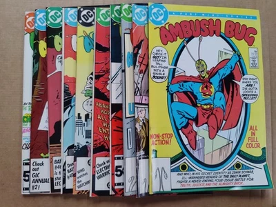 Lot Of 10 Ambush Bug 1-4 Complete Son Of 2-6 More Keith Giffen DC Comics 1985 - Image 1 of 4