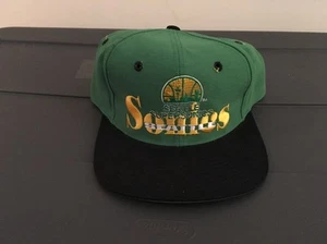 Seattle Supersonics Snapback NBA The Game 554 of 2000 Vintage Vtg Rare Cap Hat - Picture 1 of 6