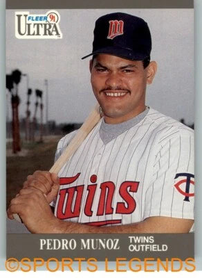 1991 MLB Fleer Ultra #192 Pedro Munoz - Image 1 of 2