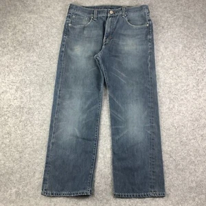 Levis Jeans 34x29 Blue Pants 569 Loose Straight Relaxed Baggy Denim Tag 34x30 - Picture 1 of 19