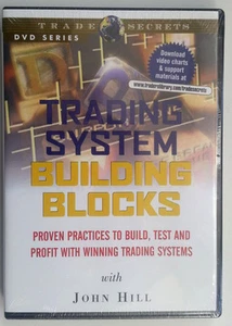 TRADING SYSTEM BUILDING BLOCKS by John Hill * New Stock Trading DVD * - Foto 1 di 2