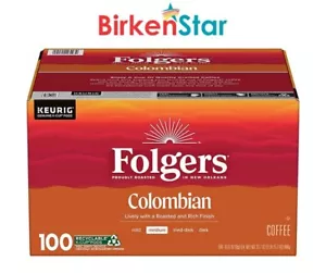 Folgers Cialde Caffè K-Cup Tostatura Media, 100% Colombiano (100 ct.) Ottimo Prezzo - Foto 1 di 6