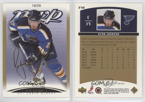 2003-04 Upper Deck MVP Gold Script /25 Ryan Johnson #370