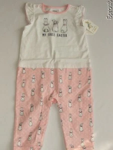 GYMBOREE Peter Rabbit 6-12 months romper 1 pc outfit EASTER NWT - Picture 1 of 3