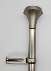 Ella 1" verstellbare Gardinenstange - Nickel, zwei Größen - Bild 1 von 3
