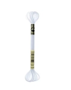 DMC 8 Meter Light Effects Embroidery thread E5200 White - Picture 1 of 1