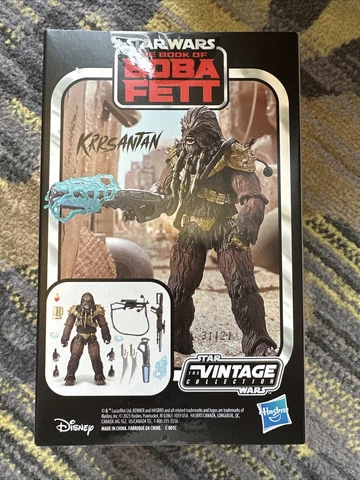 SDCC 2023 Exclusive Hasbro Star Wars Vintage Collection Black Krrsantan IN HAND Cover