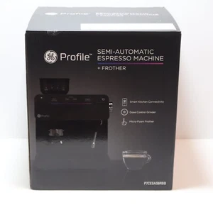 Máquina de café espresso semiautomática GE Profile + espumador P7CESAS6R1BB negra - Imagen 1 de 11