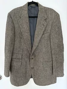 Polo Ralph Lauren Vintage Ticket Pocket Brown Herringbone Jacket (Read) - Bild 1 von 18