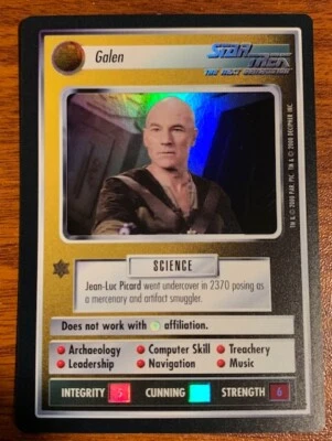 2000 Decipher Star Trek Reflections Galen Used Free Shipping - Image 1 of 2