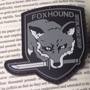USA Specia Force GROUP PATCHES FOX HOUND USA ARMY PVC HOOK PATCH - Picture 1 of 7