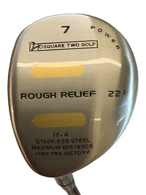 Square Two Rough Relief Power 7 Wood Stiff Steel Shaft 22 Degrees LH — 第 1/4 张图片