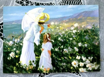 VINTAGE 1997 LEANIN TREE GREETING CARD - MOTHER'S DAY - MOTHER/DAUGHTER - Image 1 of 2