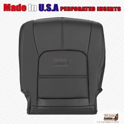 2013 2014 For Nissan Murano Driver Bottom Perforated Leather Seat Cover Black - Image 1 of 4