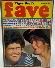 Tiger Beat Fave Feb 1968 Magazine The Monkees Davy Jones Kurt Russell 20-258CAM