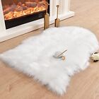 Luxury Soft Faux Sheepskin Chair Cover Seat Cushion Pad Plush Fur Area Rugs For 