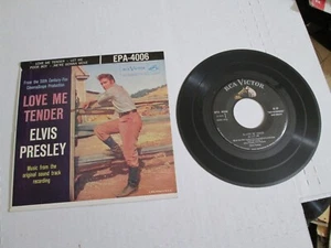 ELVIS PRESLEY Love Me Tender 1956 First Press 45 EP EPA-4006 VG+ 1S 1S STAMPERS - Picture 1 of 4