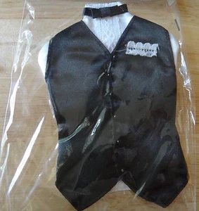 Six ~6x4" Groom Tux Wedding Shower Groomsman Usher Satin Fabric Favor Gift Bags - Picture 1 of 5