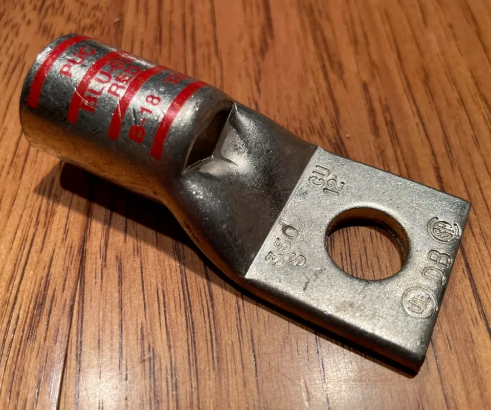 Penn-Union BLU-035s Copper Crimps Terminal Lugs - Image 1 of 1