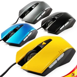 RATON para ORDENADOR 800 A 1200 DPI OPTICO LASER WIRED PC PORTATIL TABLET MOUSE - Imagen 1 de 15