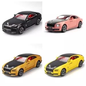Diecast Vehicle Rolls-Royce Spectre Model Car Toy Kids Sound Light Toy Scale1:24 - Picture 1 of 20