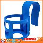 2pc Water Cup Hanging Holder Hook for Above Swimming Pool Side Shelf Blue