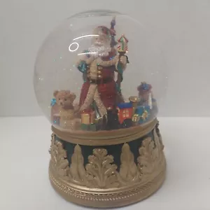 VTG Home For The Holidays - Revolving Musical Christmas Waterglobe 1999 - Picture 1 of 14