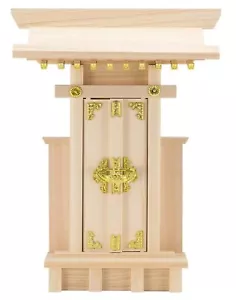 Santuario sintoísta japonés Kamidana soporte de madera hecho de ciprés japonés 檜 - Imagen 1 de 4