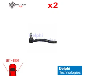 SET OF 2 TIE ROD END DELPHI TA3025 FOR MAZDA / 2 PCS - Picture 1 of 3