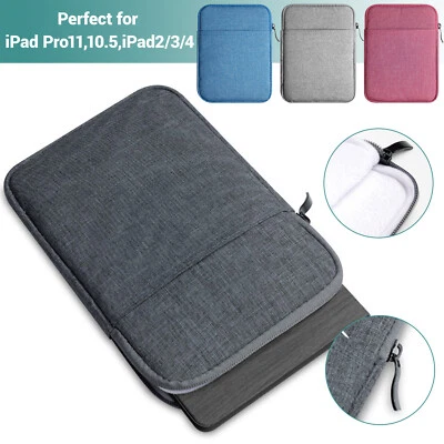 Slim Sleeve Bag Pouch Case For iPad 5 6 7 8 9th 10th Gen Air 2 3 4 Mini Pro 11 - Image 1 of 4
