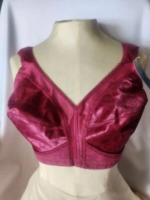 PLAYTEX 4693 NWT ULTIMATE SHOULDER COMFORT BERRY MAGENTA 36C NO WIRE BRA NEW - Image 1 of 4