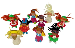 Lote de 9 mini figuras de muñecas Cabbage Patch Kids PVC 1992-1994 de colección - Imagen 1 de 9