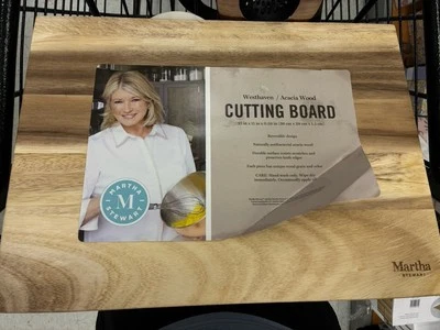 Martha Stewart Cutting Board Acacia Wood 15 X 11 X 1.5in Reversible Design - Image 1 of 3