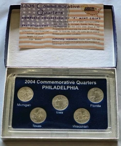 2004 50 States Commemorative Quarters Uncirculated Philadelphia Mint Great Year! - Picture 1 of 13