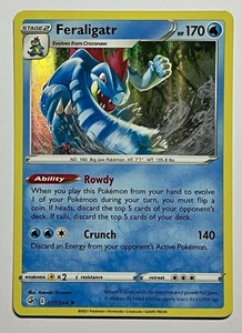Feraligatr 057/264 (NM) Holo Raro Espada y Escudo: Fusion Strike 2021 Pokémon - Imagen 1 de 3