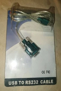 USB auf RS232 DB9 9 Pin Seriell Konverter Kabel COM Port Adapter 80cm Db25 - Bild 1 von 2