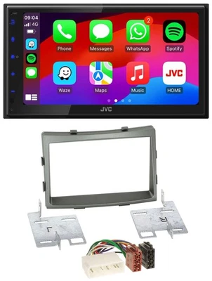 JVC Bluetooth 2DIN MP3 DAB USB Autoradio für SSangYong Rodius ab 2013 - Bild 1 von 4