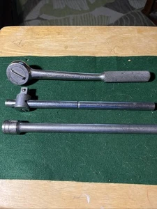Vintage S-K 40152 Schiebe-T-Griff - 42470 Ratsche und 10" Verlängerung - Bild 1 von 7