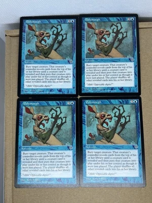Polymorph X 4. Sorcery   Mirage. Old Vintage.  Magic the Gathering Card LP - Image 1 of 4