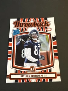 2025 Panini Donruss - Luther Burden III - Throwback Rated Rookie #42 (RC) - Picture 1 of 10