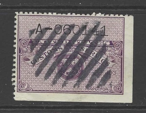 Bigjake:#CB-125, Customs Baggage Ticket - Picture 1 of 2