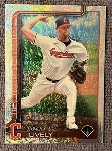 2025 Topps Series 2 Ben Lively Sandglitter #532 Cleveland Guardians - Picture 1 of 5
