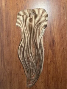 Extensiones de cabello atadas a mano de 14 pulgadas IBE REMY 2 tramas - Imagen 1 de 4