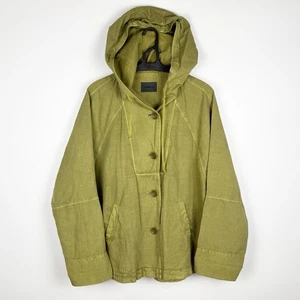 Chaqueta Oska Oliva Mujer Caradigan Vintage Avant Garde Algodón Lino Talla 2 - Imagen 1 de 24