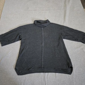 Pure Jill Damen Größe Small entspannter Strickpullover dunkelanthrazit meliert 147022  - Bild 1 von 9