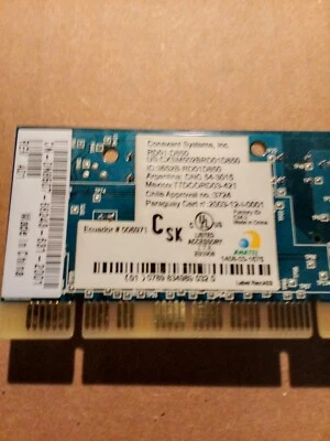 Conexant RD01-D850 REV A01  56k v.92 Mbps Fax Modem PCI Card Dial Up Internal - Image 1 of 3